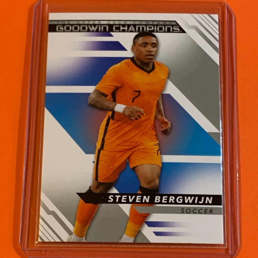 Steven Bergwijn #48 2022 Upper Deck Goodwin Champions Soccer Trading Card